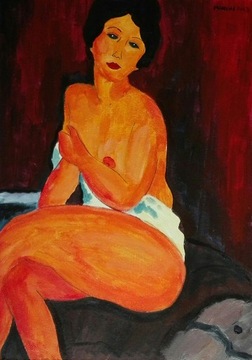 Amedeo Modigliani, Akt, 42x29,7, akt