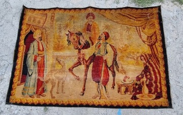 Zabytkowy dywan kilim wełniany 