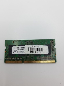 Pamięć RAM DDR3L SODIMM 2GB do laptopa Micron