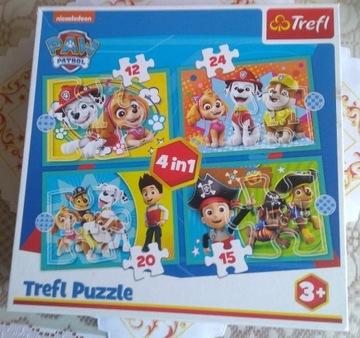 Puzzle Trefl Wesoła Ekipa Psiego Patrolu 