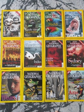 National Geographic. 13 szt. Cały 2000 i dod. spec