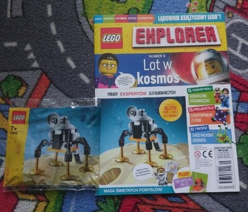 Gazetka Lego Explorer nr 5/2020 Lot w kosmos