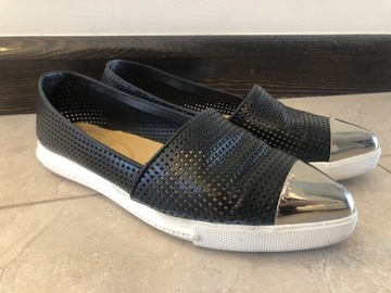 Buty slip on skóra naturalna miu 38