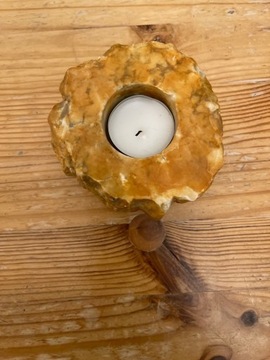 świecznik na podgrzewacz nastrojowy kamienny