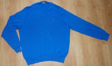 RALPH LAUREN PIMA COTTON Oryginalny Sweter r. XL