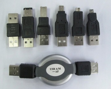 Kabel USB końcówki