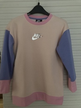 Bluza nike 128-137 pastelowa z meszkiem