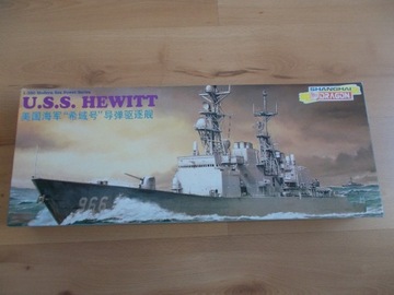 Unikat Dragon 1009 1:350 U.S.S. Hewitt model 50 cm