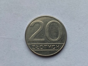 Moneta 20 złotych zł 1989 rok