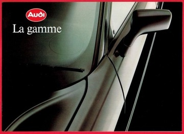 AUDI La Gamme Audi - katalog / folder 1991 rok
