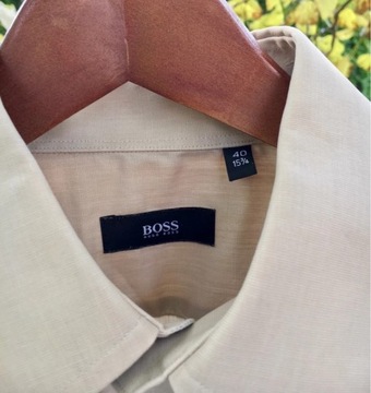 Nowa beżowa/beige koszula/shirt Hugo Boss M/L