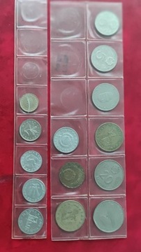 Zestaw monet Węgry 14 sztuk każda inna