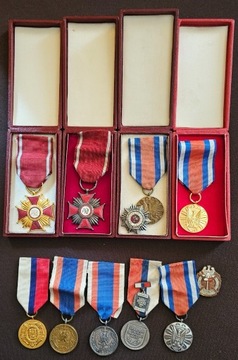 Odznaczenia i medal okolicznosciowy PRL