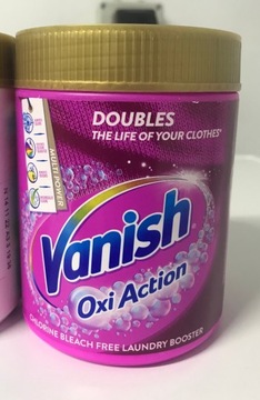 Vanish Oxy action odplamiacz kolor pink faktura