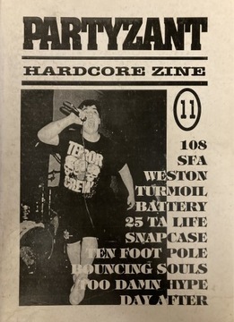 Partyzant 11 - fanzine nyhc hardcore/punk