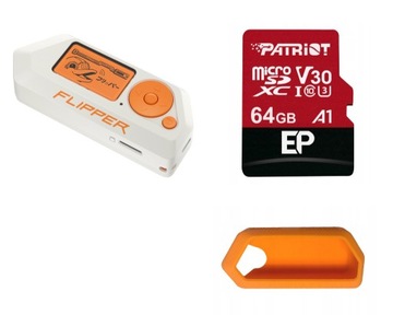 Zestaw Flipper Zero + Etui + MicroSD Multitool