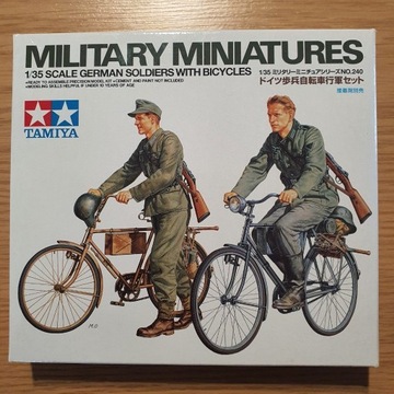 Tamiya 1:35 German Soldiers with Bicycles, NOWY