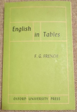 English on Tablet F.French Oxford 1960