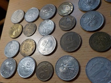 monety kolekcja zestaw PRL 10 zl, 2  zl, 5  zl 1 