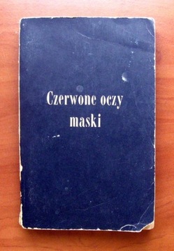 Czerwone oczy maski 