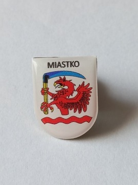 Herb miasta i gmina Miastko przypinka pin odznaka