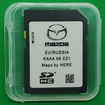 Mapa Europy karta SD Mazda Connect 2 KAAA 66 EZ1