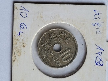 Belgia 10 centymów, 1929 „KONINKRIJK BELGIË”