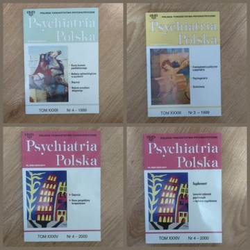 Psychiatria Polska 1999, Nr 3, 4, 2000, Nr 4 + Sup