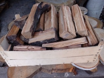 Drewno do wędzenia mix:  JABŁOŃ JAŁOWIEC 10kg 