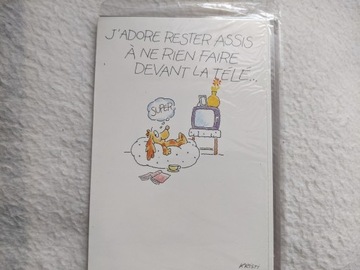 Kartka urodzinowa po francusku + koperta