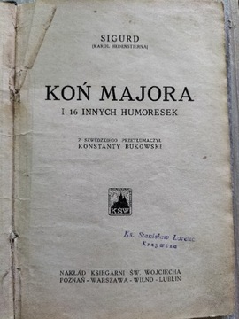 Koń Majora i 16 innych humoresek | Sigurd