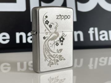 Zapalniczka Zippo 2011 Logo Bird ptak kwiaty