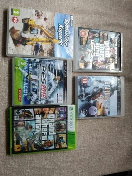 Zestaw gier PC PS Xbox gta