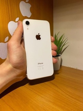 Smartfon apple IPhone Xr biały idealny + gwarancja