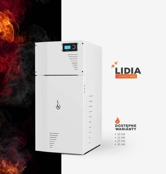 PIEC KOCIOŁ NA PELLET LIDIA COMPACT 15 KW 5KLASA 