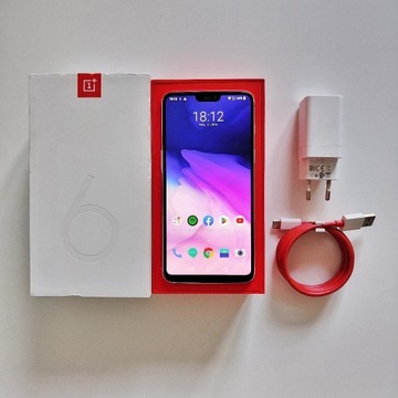 OnePlus 6 8/128GB Silk White - Stan Idealny