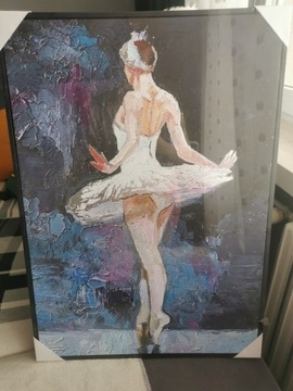 Obraz płócienny pionowy baletnica