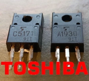 Toshiba 2SC5171 / 2SA1930 oryg. wylut. parowane