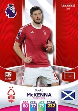 Scott McKenna 285 Karta Panini Premier League 2024