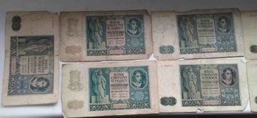50 złotych  1940r.  x 21 sztuk