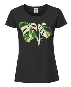 T-shirt bluzka monstera Variegata plants fashion