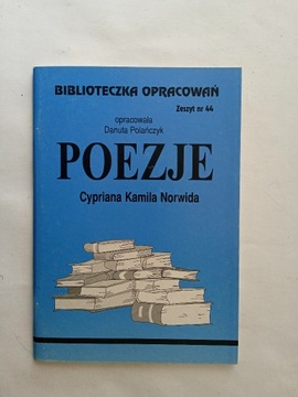 Poezje Cypriana K.Norwida Biblioteczka oprac. 44