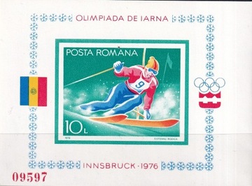 Rumunia 1976 bl.129 cena 69,90 zł kat.80€