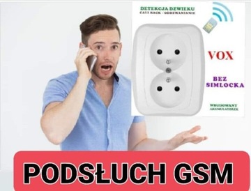 PODSŁUCHY PODSŁUCH GSM+VOX! GNIAZDKO 2024! DYSKRETNE PRODUKT POLSKI OKAZJA 