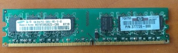 Pamięć Samsung DDR2 1GB 667MHz PC2-5300U