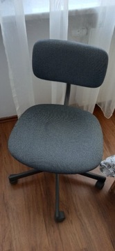 BLECKBERGET Swivel chair - dark grey