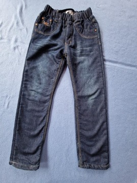 Spodnie jeansy ocieplane roz.140
