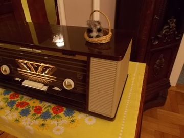 Radio Philips  Reverbeo vintage sprawne lampowe