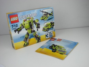 LEGO Creator 6 zestawów 31007, 31006, 31017, 31006