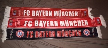 Zestaw 3x szalik Bayern Monachium - kibic